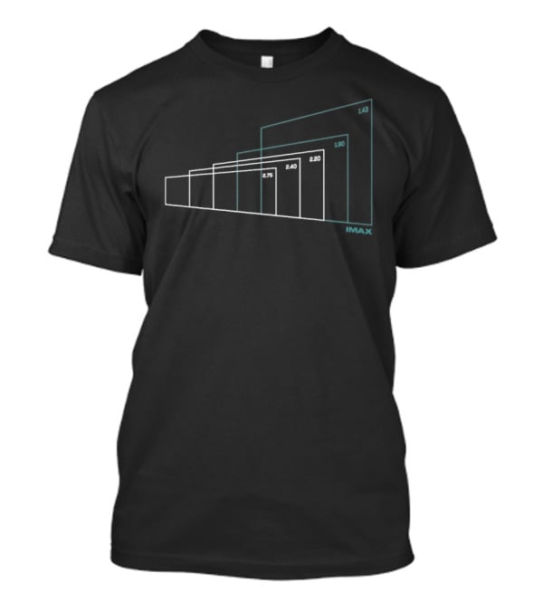 IMAX Expanded Aspect Ratio Projection Blueprint T-Shirt