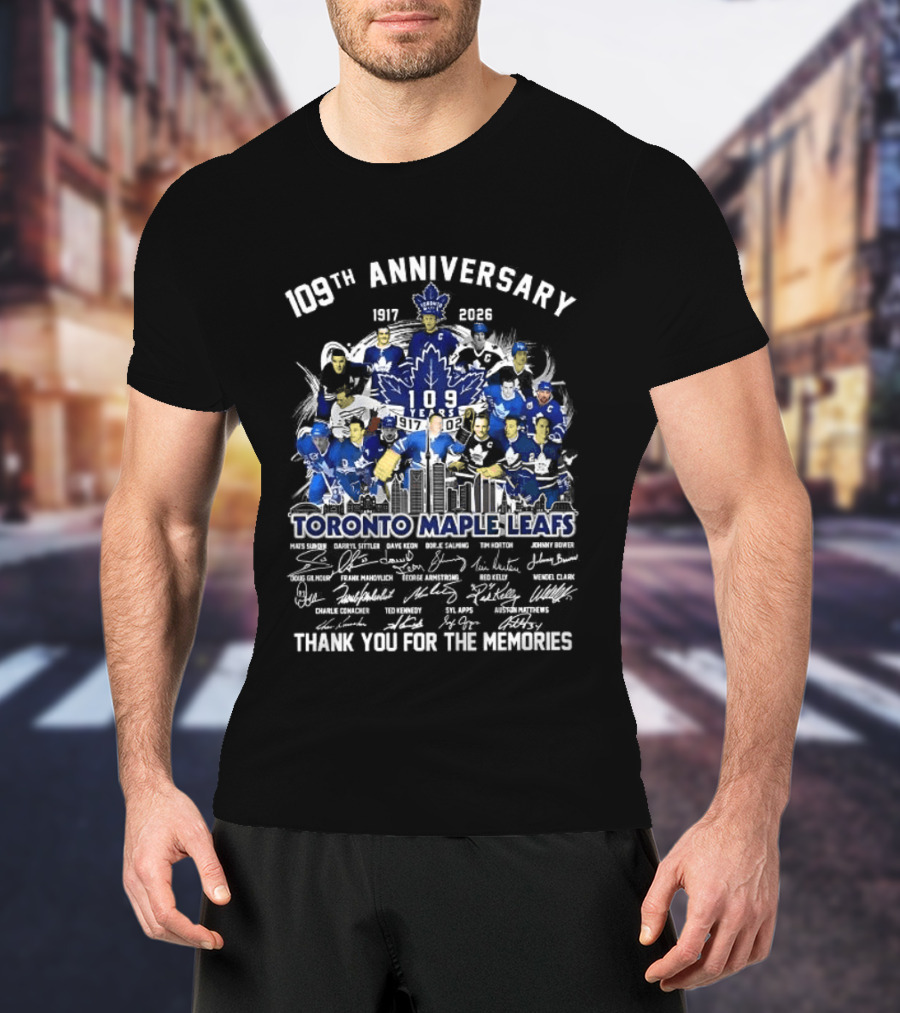 Toronto Maple Leafs 109th Anniversary 1917 2023 Thank You For The Memories T-Shirt