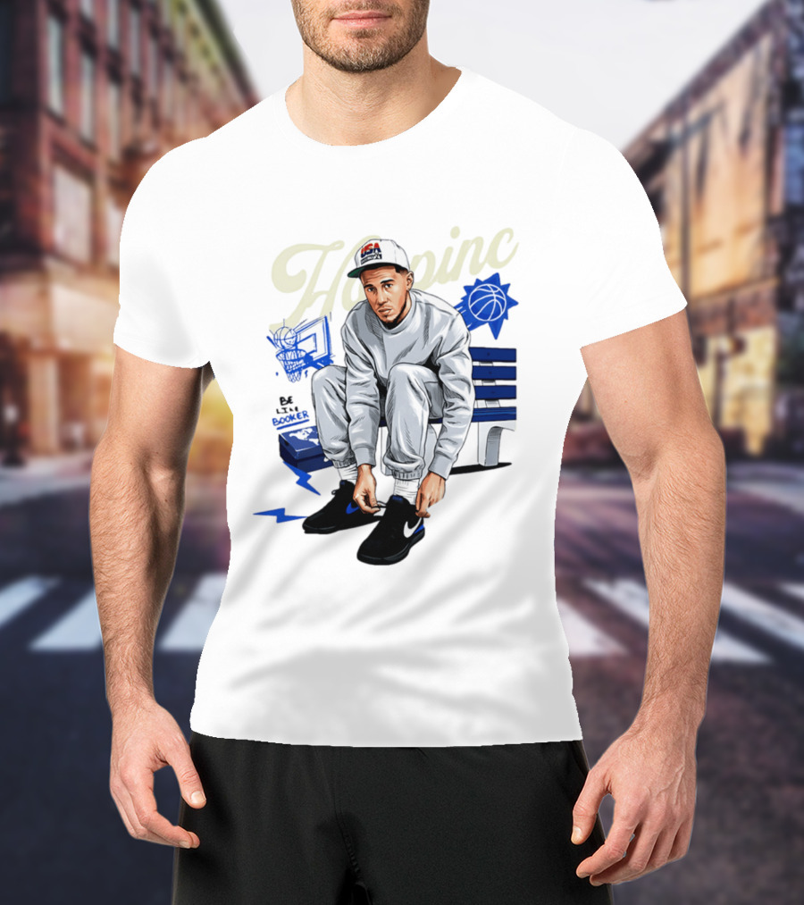 Hooping USA Basketball Player Be Like Book Bench Sneakers T-Shirt