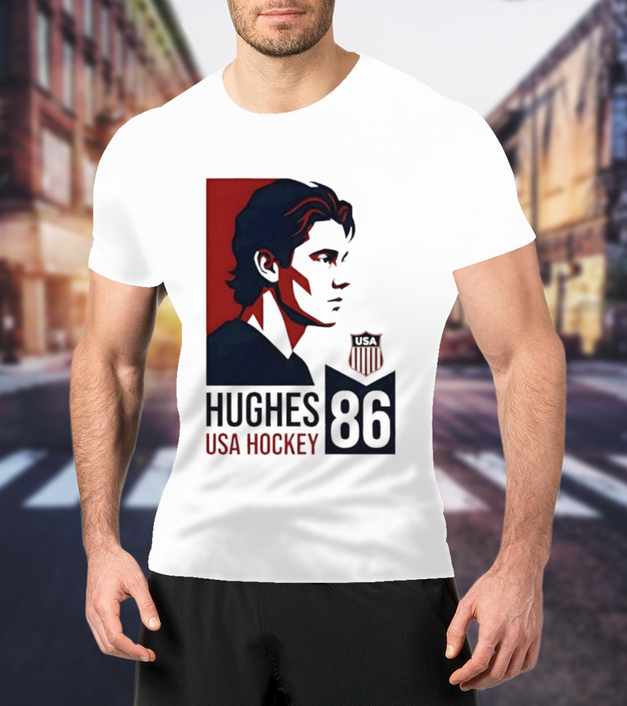 Hughes USA Hockey 86 Winter Olympic Team 2026 T-Shirt
