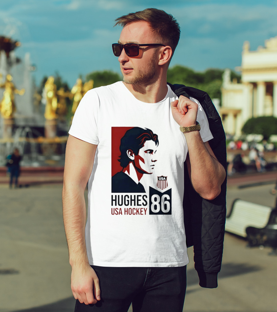 Hughes USA Hockey 86 Winter Olympic Team 2026 T-Shirt