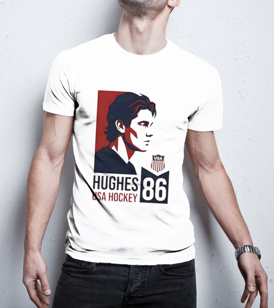 Hughes USA Hockey 86 Winter Olympic Team 2026 T-Shirt