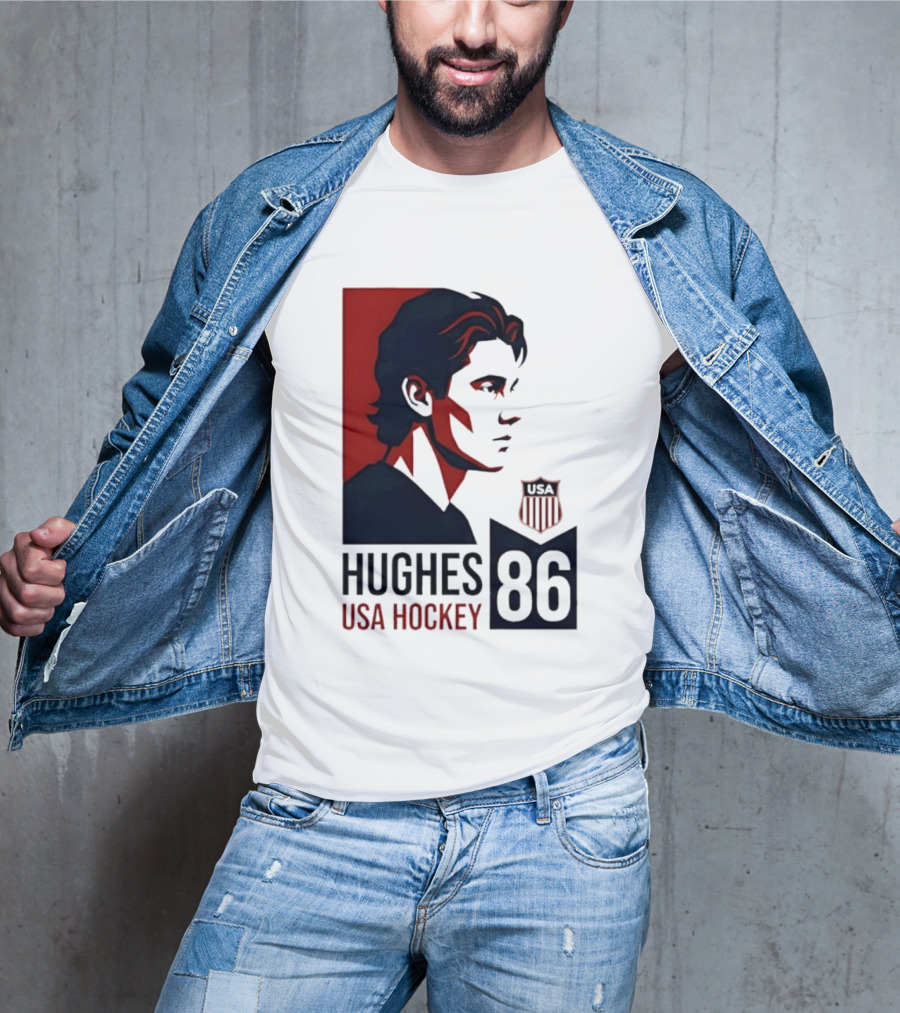 Hughes USA Hockey 86 Winter Olympic Team 2026 T-Shirt