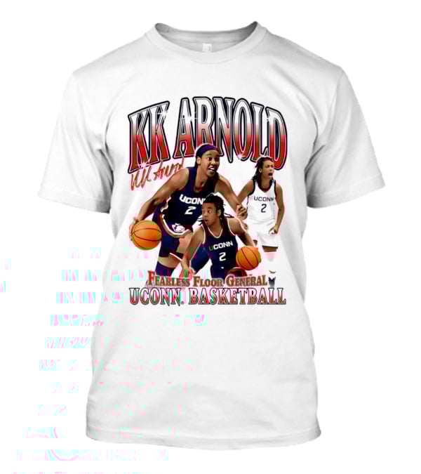KK Arnold UConn Basketball Fearless Floor General T-Shirt