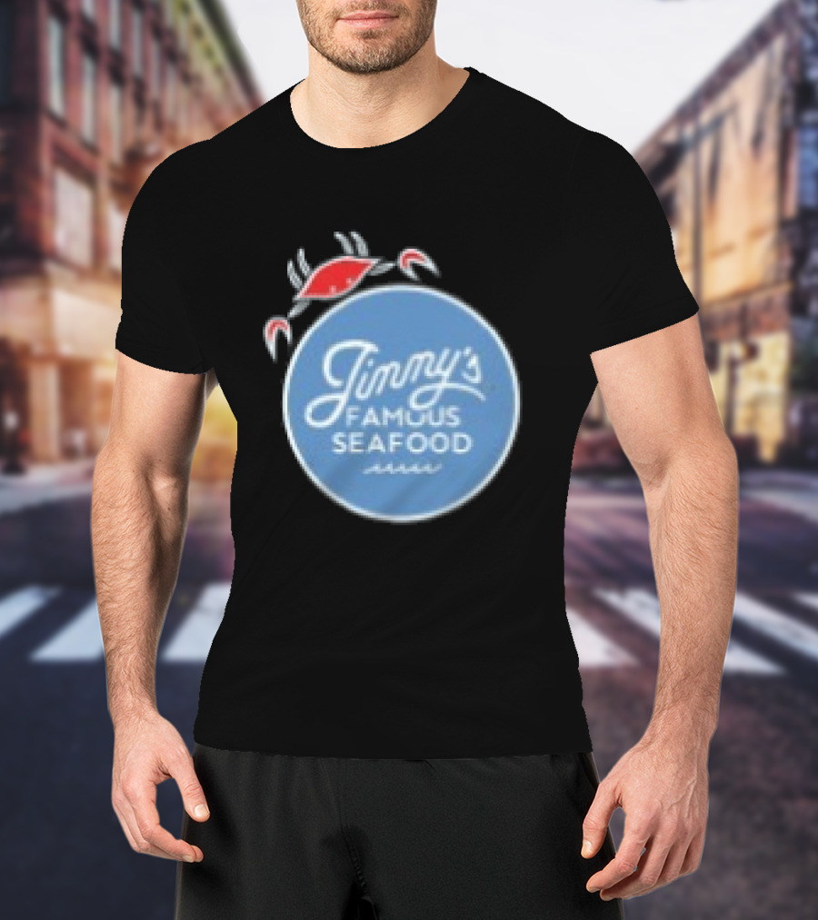 Jimmy's Famous Seafood Go Fuck Yourself Red Crab Circular Motif T-Shirt