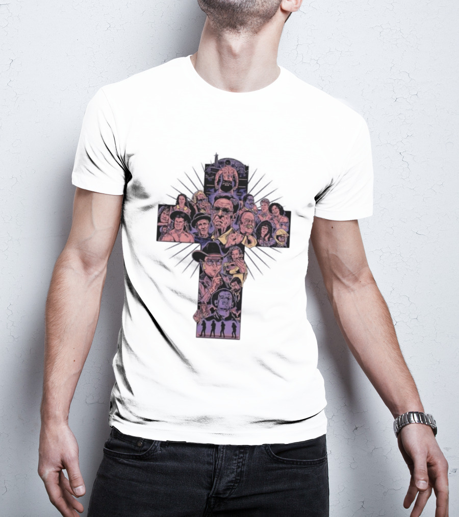 Righteous Gemstones Season 4 Cast Cross Shape T-Shirt