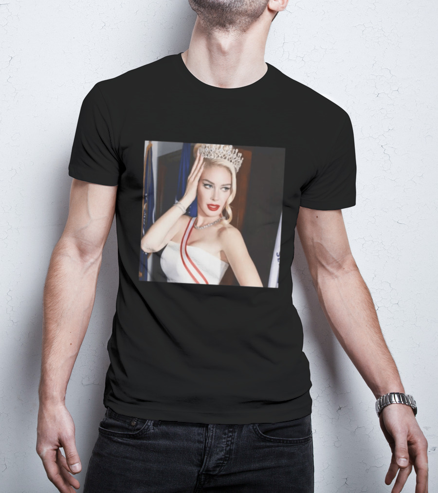 Heidi Montag Spencer Pratt Beauty Queen Crown Elegance T-Shirt