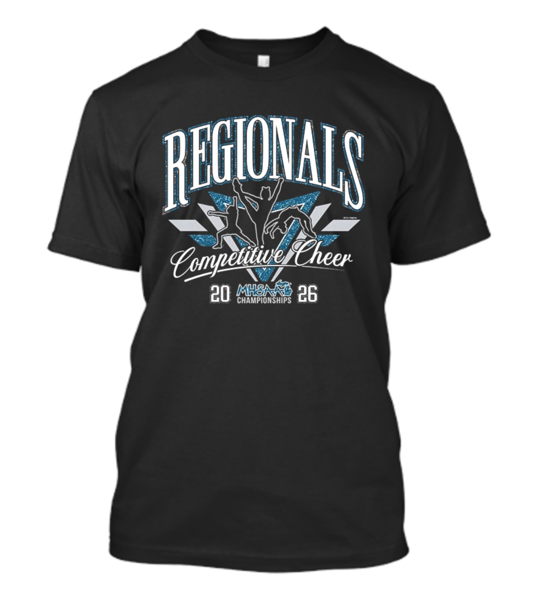 2026 MHSAA Championships Regionals Competitive Cheer T-Shirt