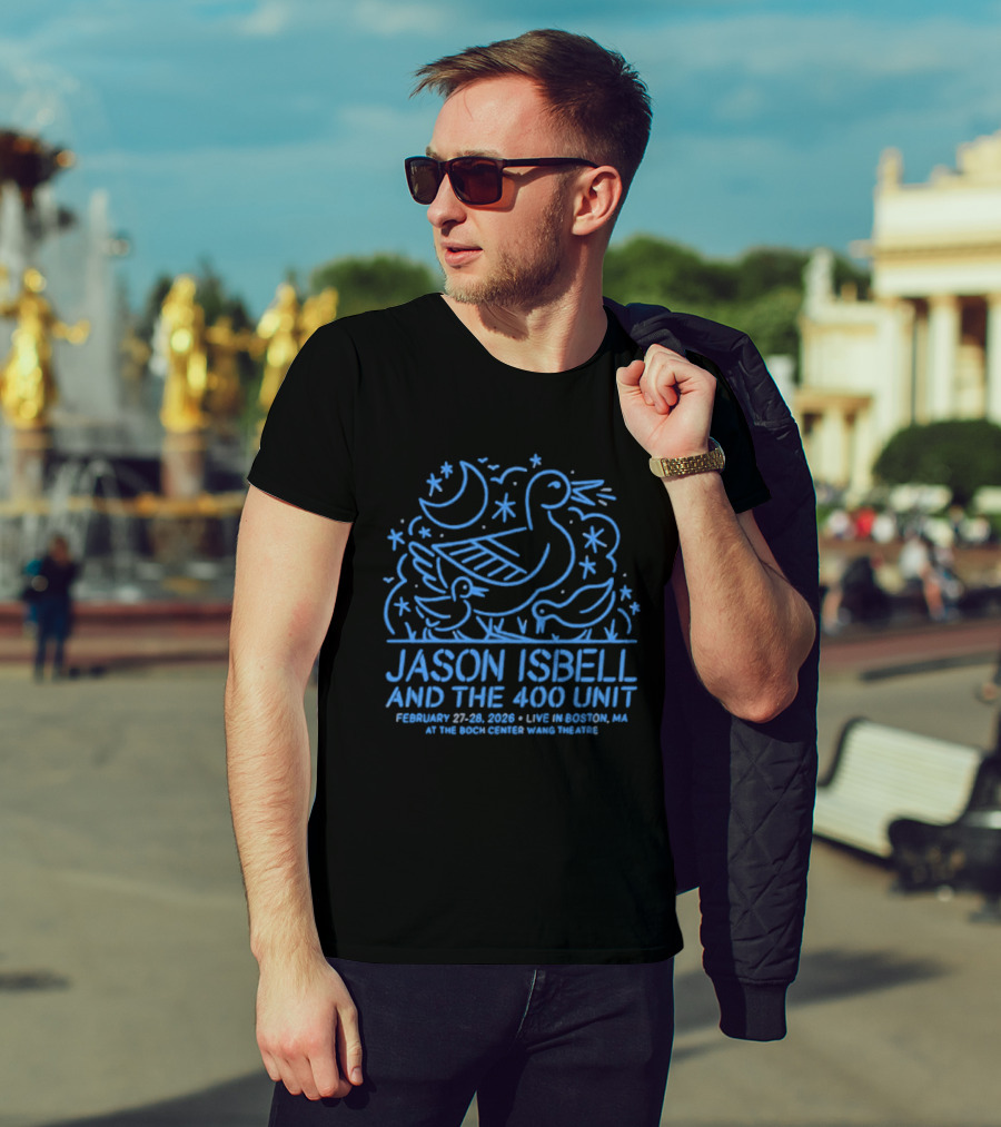 Jason Isbell And The 400 Unit Live Boston MA February 27 28 2026 Wilbur Theatre T-Shirt