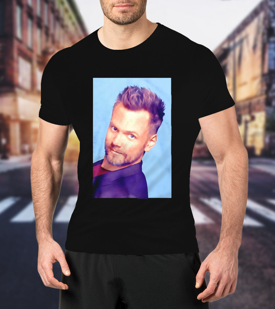 Joel McHale Blue T-Shirt