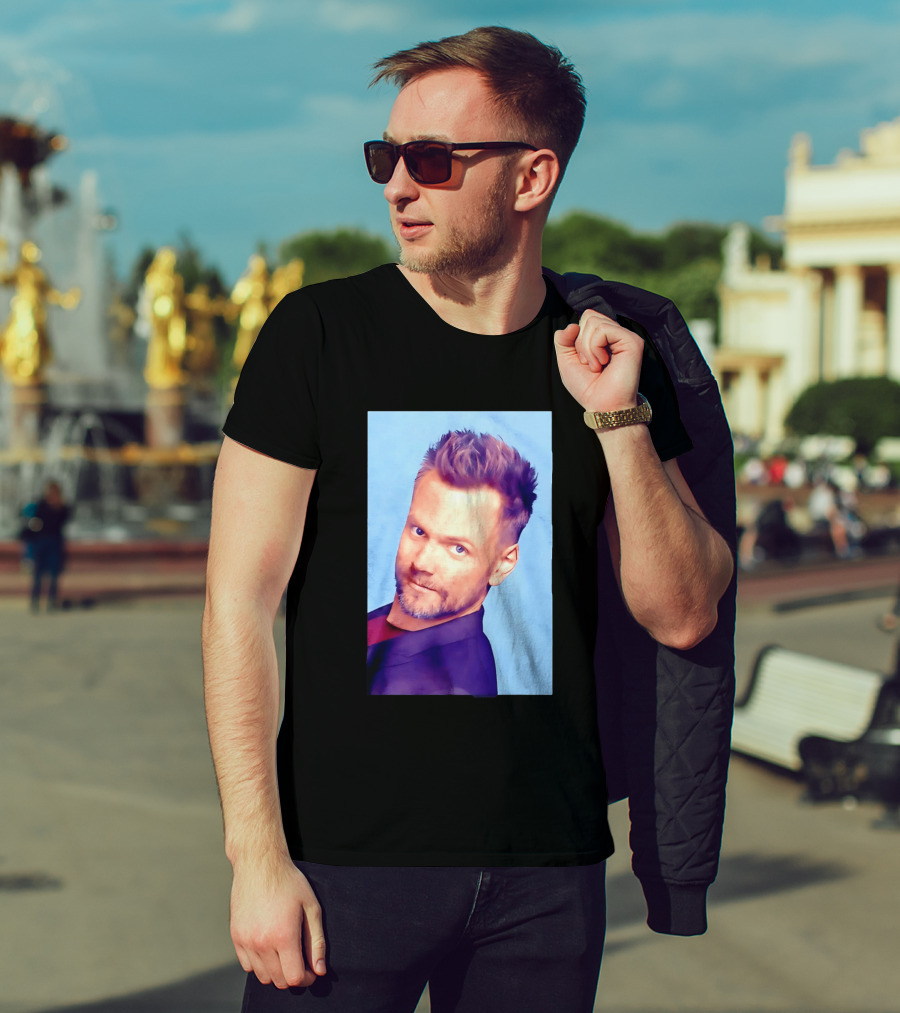 Joel McHale Blue T-Shirt
