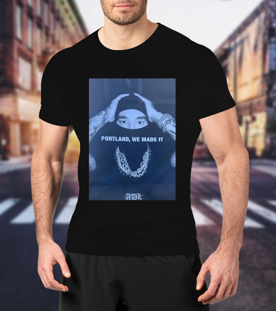 Yeat Portland We Made It ADL Tattoed Chains Masked T-Shirt