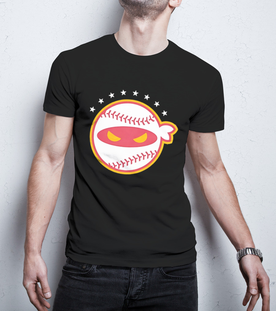Venezuela Baseball Ninja Stars Pitching Ninja T-Shirt