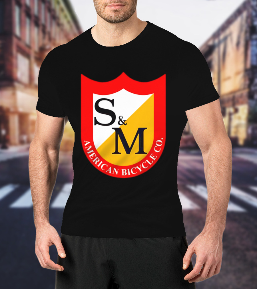 S&M American Bicycle Co Shield T-Shirt