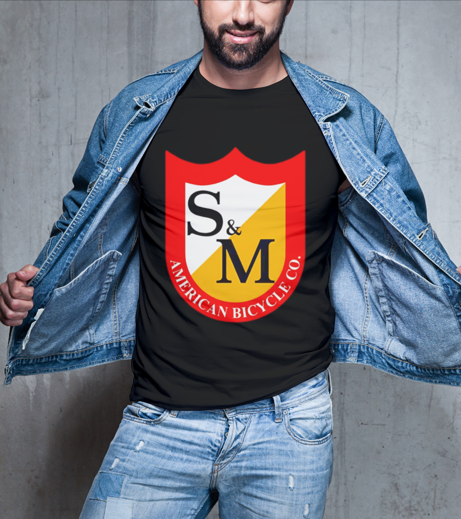 S&M American Bicycle Co Shield T-Shirt