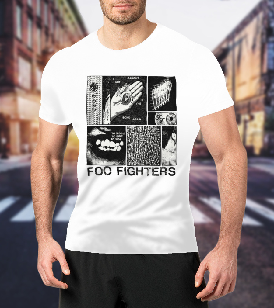 Foo Fighters I Got Caught In The Echo Again From Side To Side T-Shirt