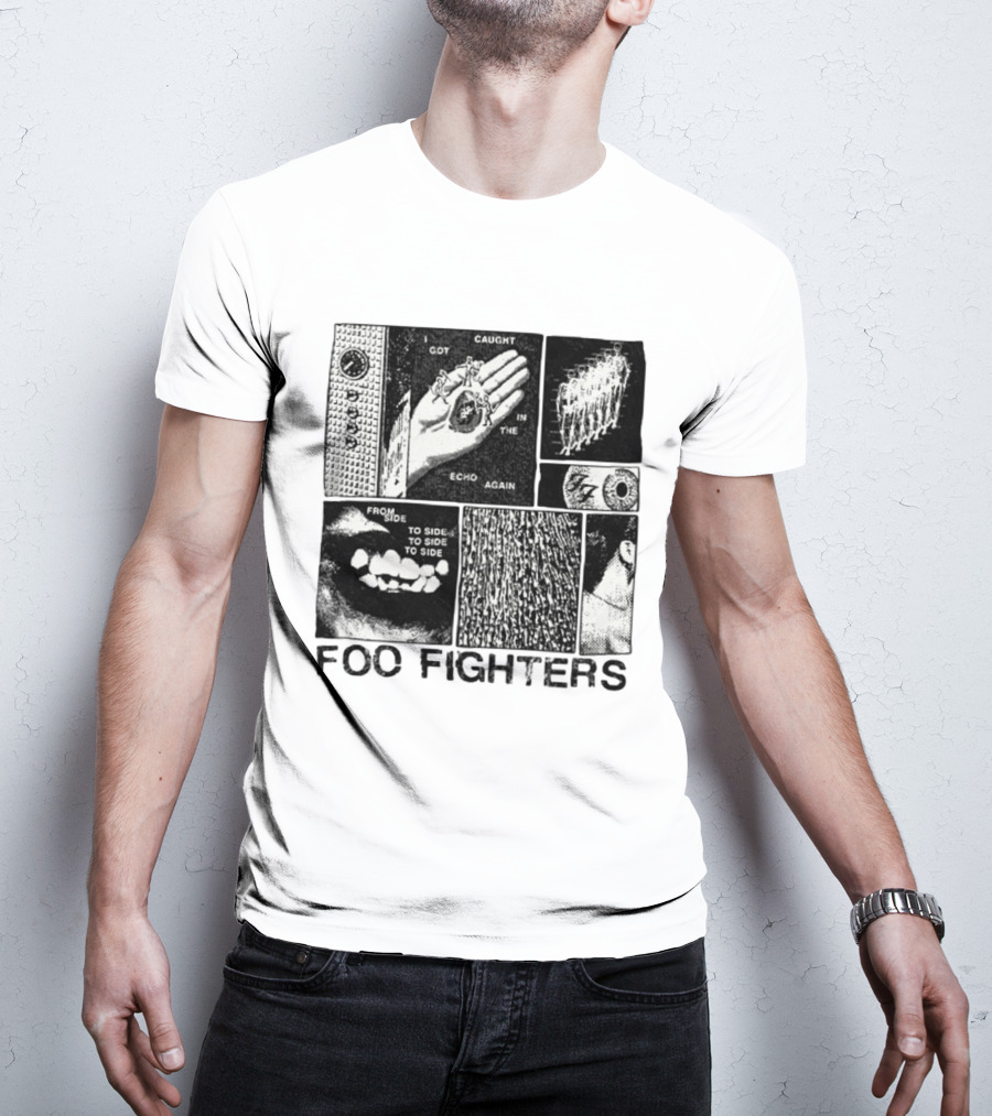 Foo Fighters I Got Caught In The Echo Again From Side To Side T-Shirt