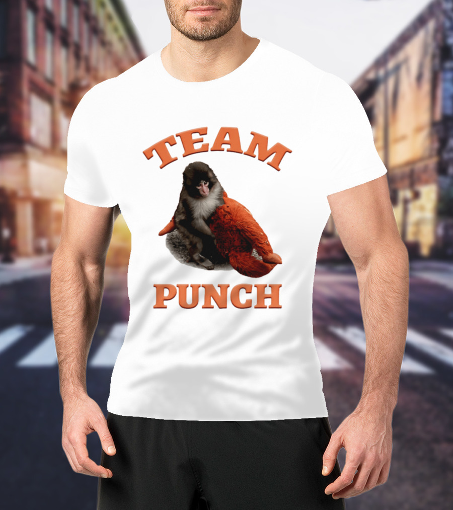 Team Punch Monkey 2026 Collage T-Shirt