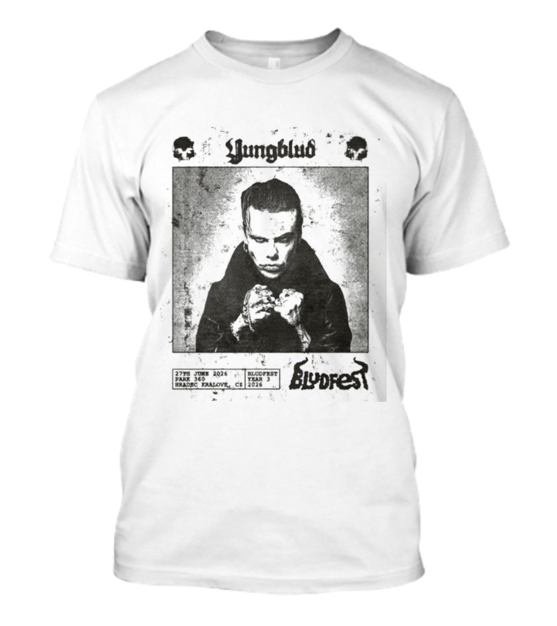 Yungblud Bludfest 2026 June 27th Park 360 Hradec Kralove Czech Republic T-Shirt