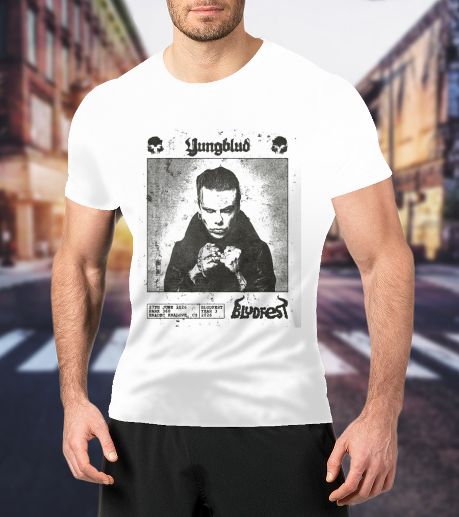 Yungblud Bludfest 2026 June 27th Park 360 Hradec Kralove Czech Republic T-Shirt
