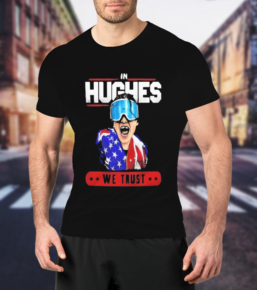 In Hughes We Trust Patriotic Goggles ákafan T-Shirt