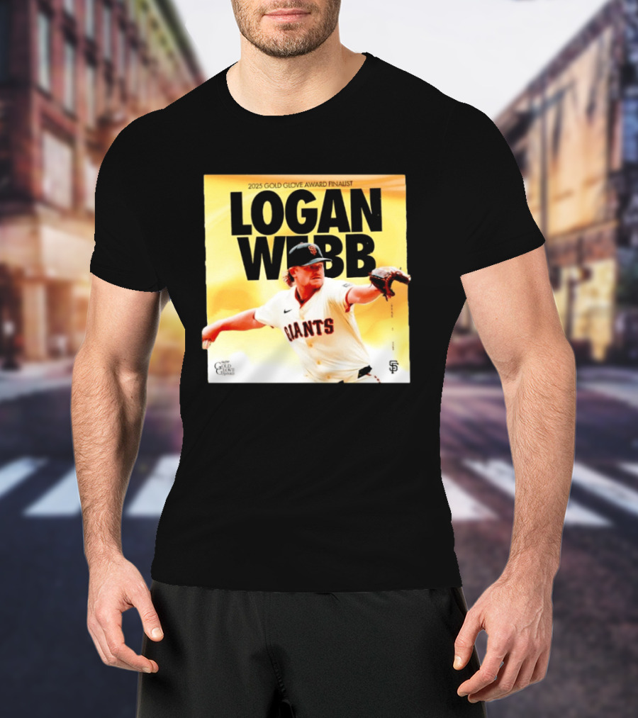 2025 Gold Glove Award Finalist Logan Webb Giants T-Shirt