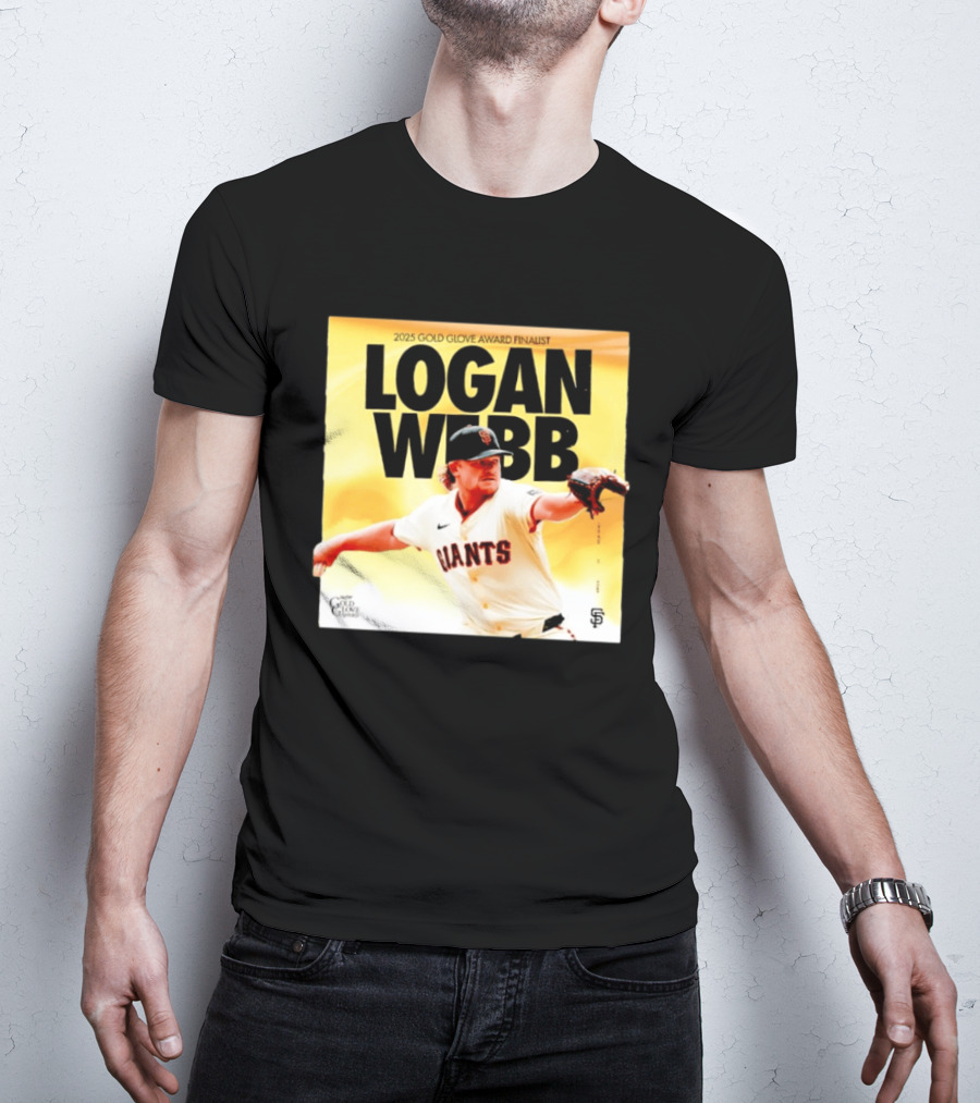 2025 Gold Glove Award Finalist Logan Webb Giants T-Shirt