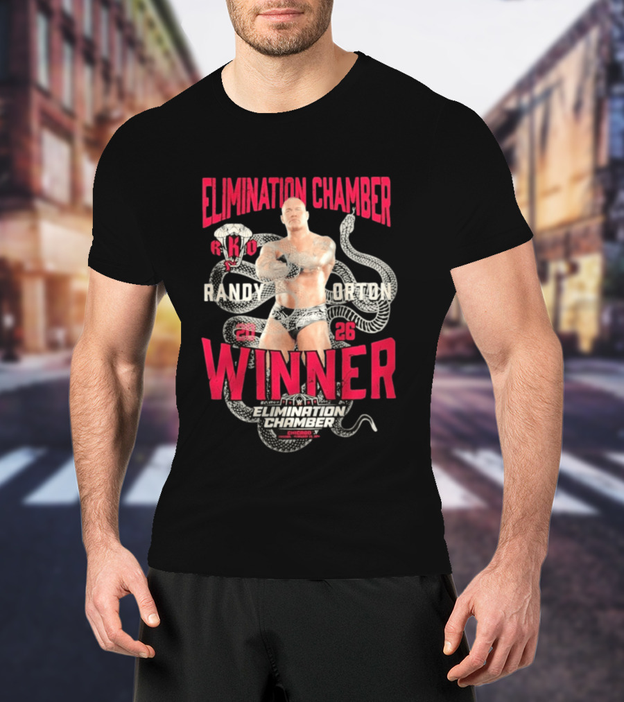 Elimination Chamber 2026 Randy Orton RKO Winner Chicago T-Shirt