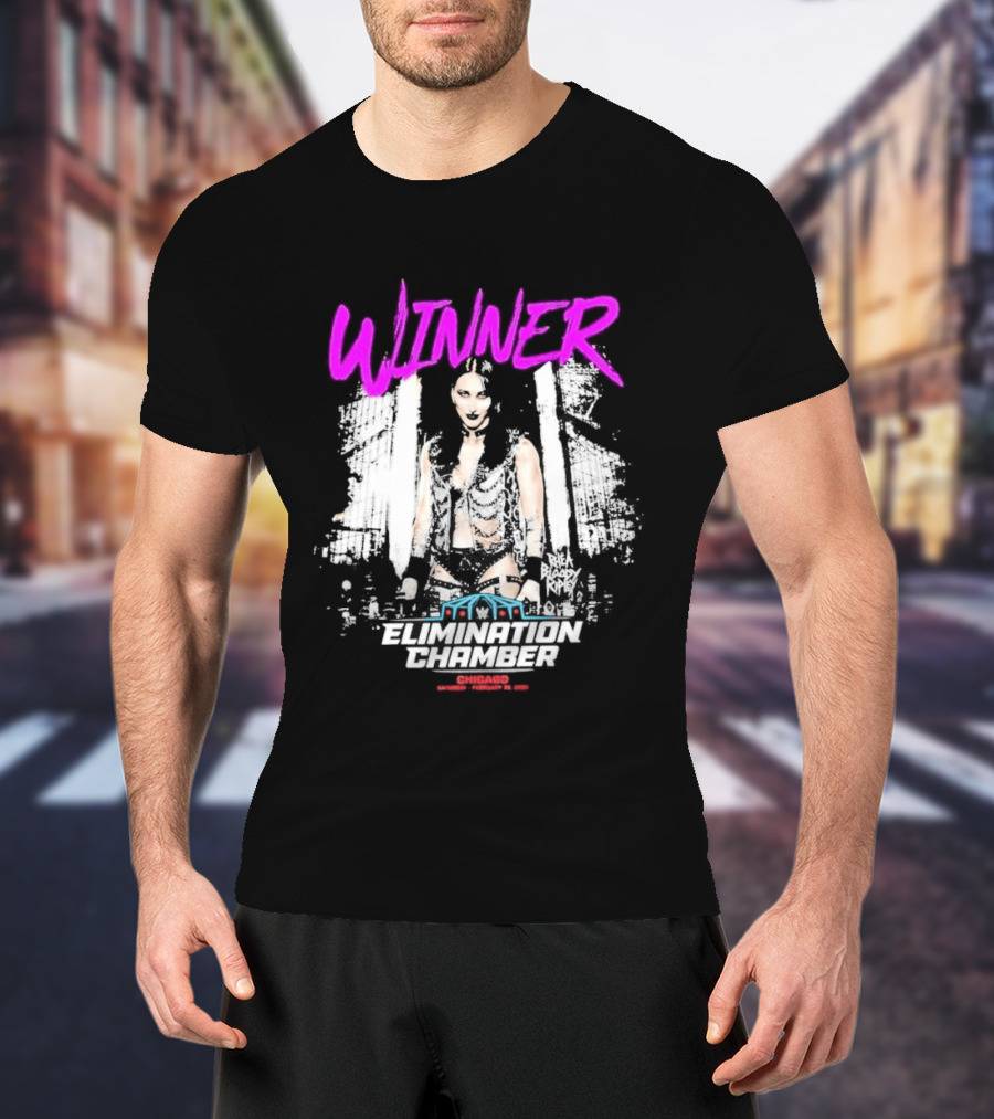 Rhea Ripley Elimination Chamber 2026 Winner Champion T-Shirt