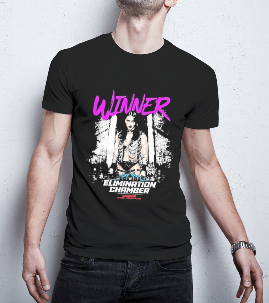 Rhea Ripley Elimination Chamber 2026 Winner Champion T-Shirt