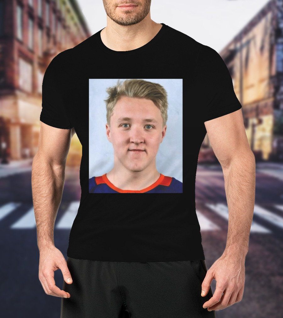 Simon Holmstrom New York Islanders Profile Player T-Shirt