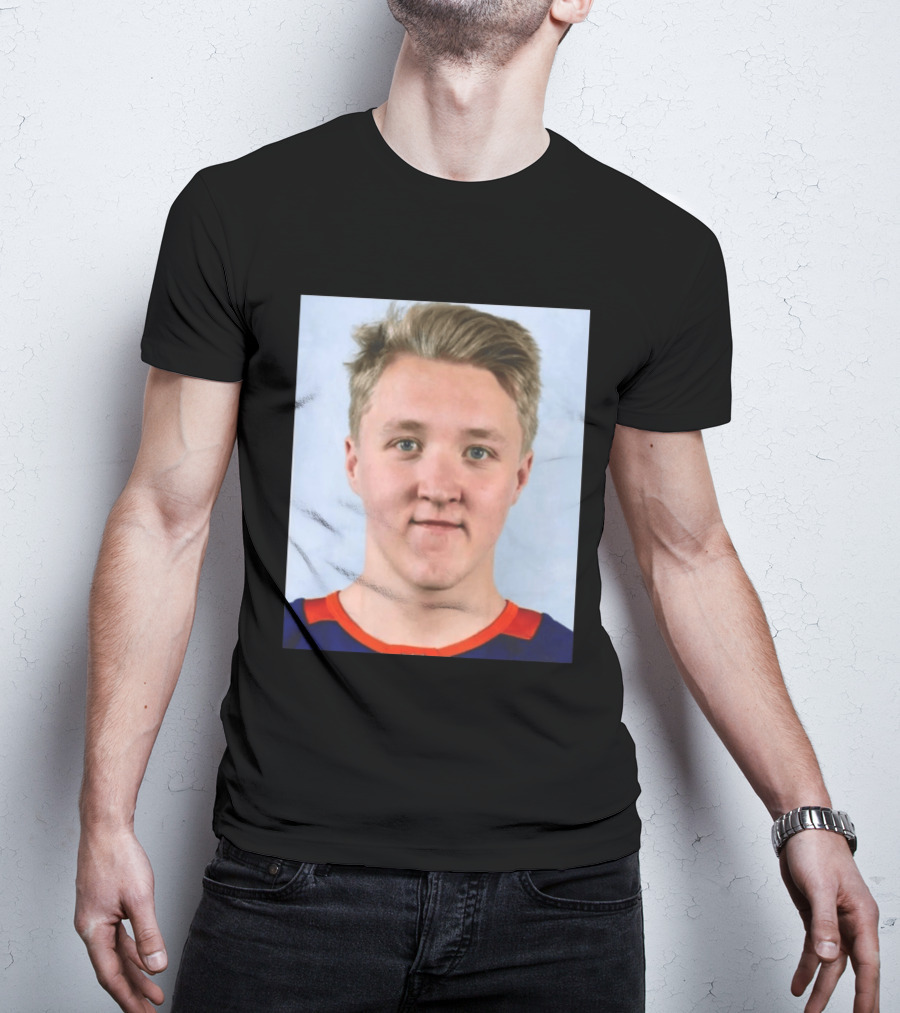 Simon Holmstrom New York Islanders Profile Player T-Shirt
