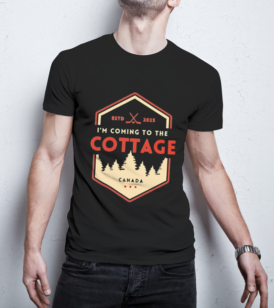 I'm Coming To The Cottage ESTD 2025 Canada Hockey T-Shirt