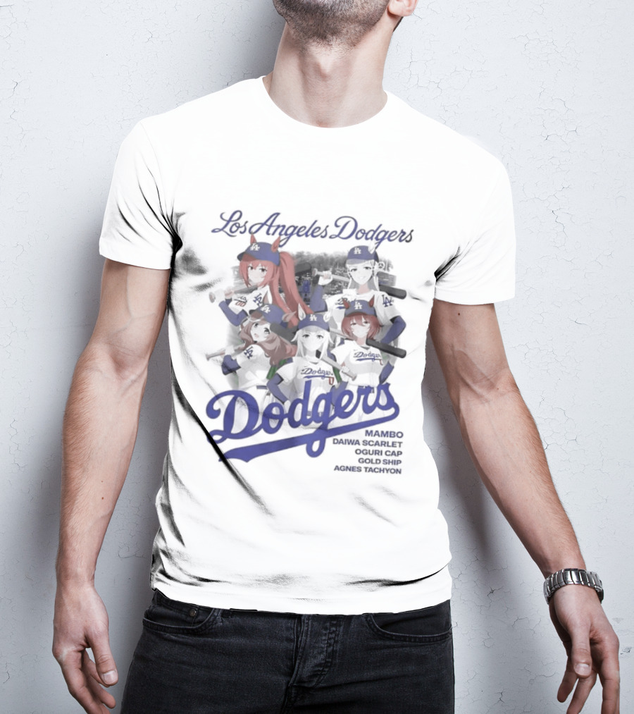 Los Angeles Dodgers Uma Musume Collaboration T-Shirt
