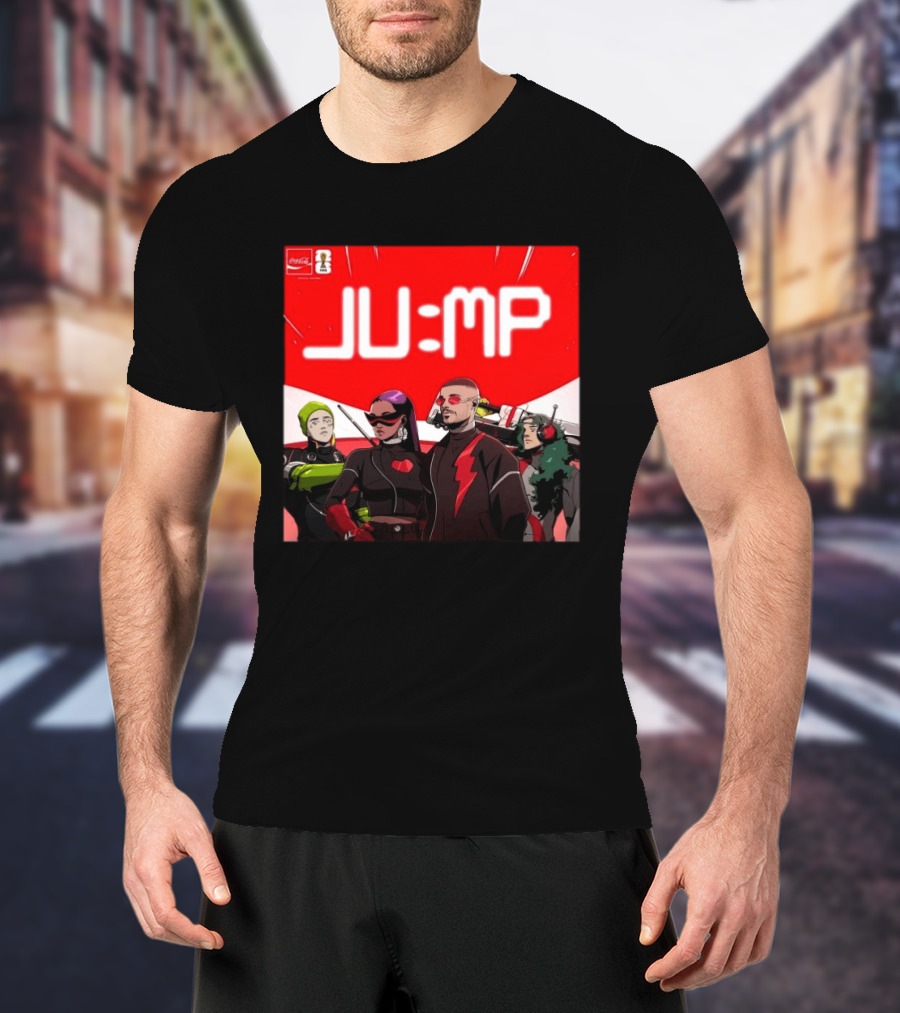 Jump J Balvin Amber Mark Steve Vai Travis Barker Coca Cola Anthem FIFA World Cup 2026 T-Shirt