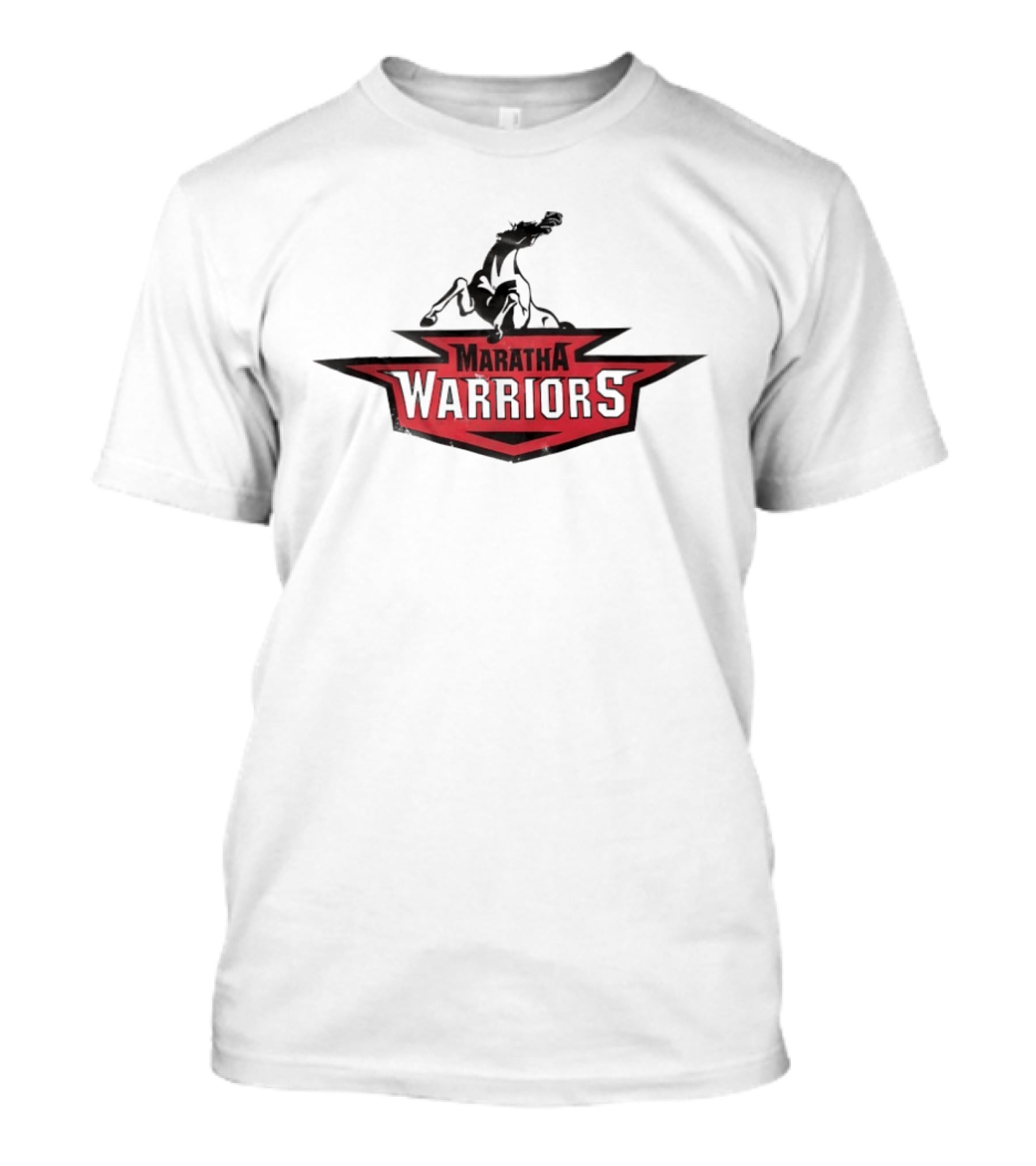 Maratha Warriors Historical Warhorse Emblem With Black T-Shirt
