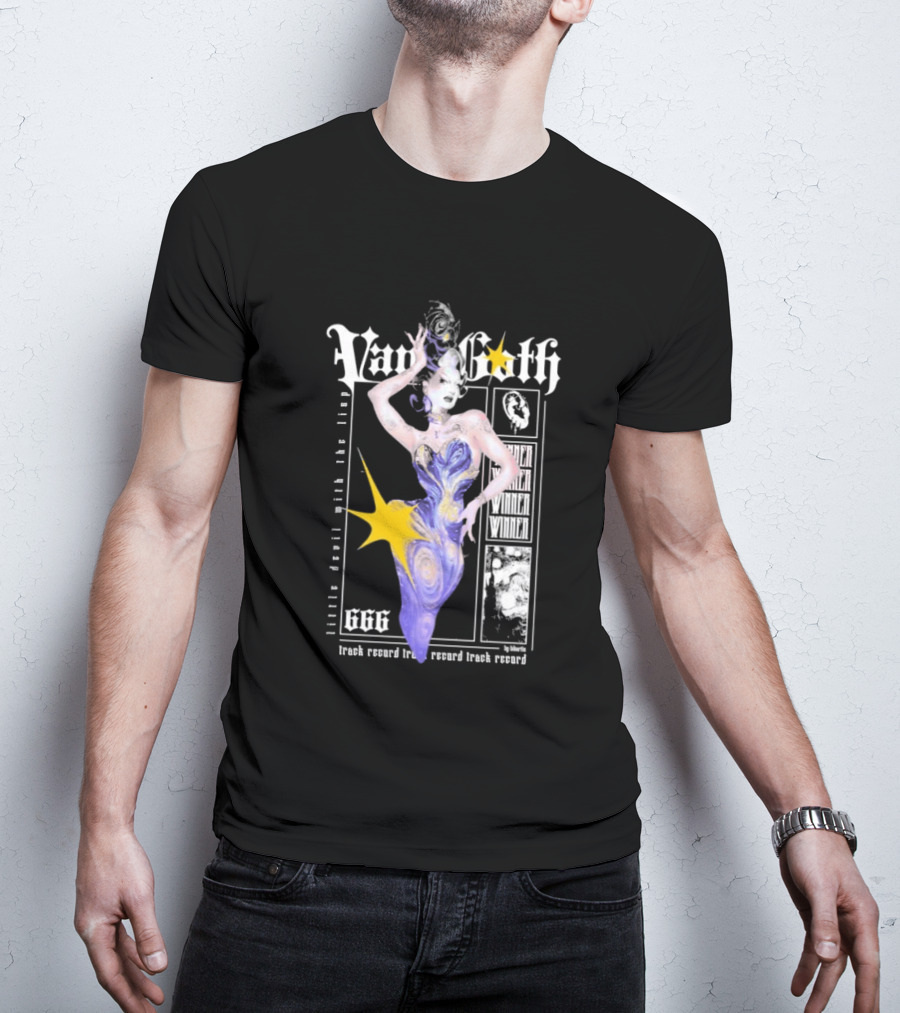 Van Goth Crowned Queen Touch Crown Take The Ring Magic Mão 666 T-Shirt