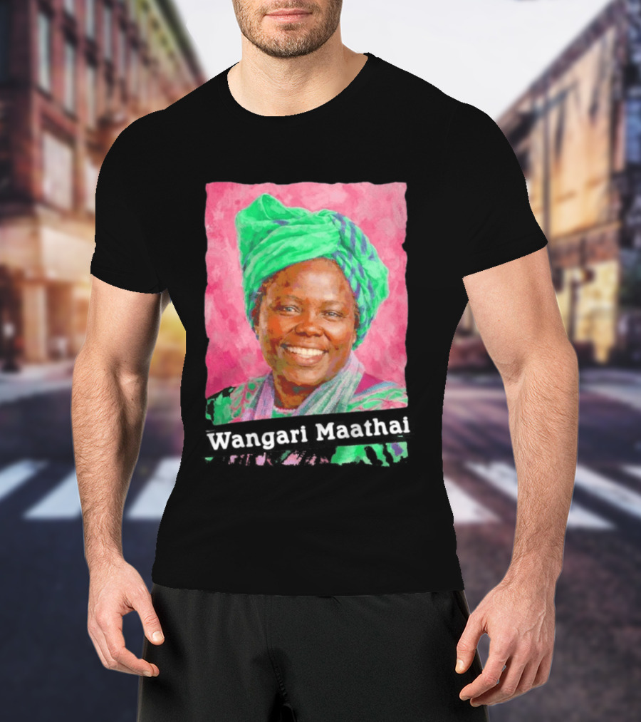 Wangari Maathai Green Turban T-Shirt