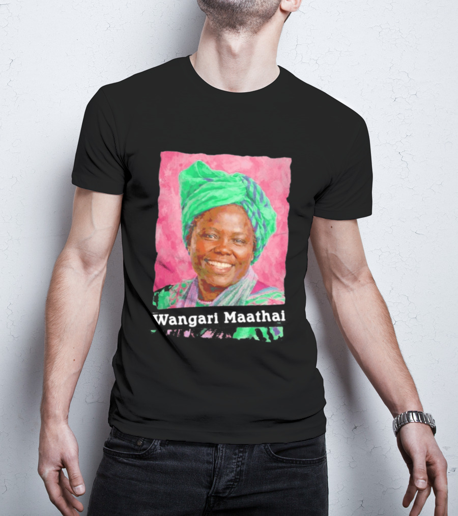 Wangari Maathai Green Turban T-Shirt