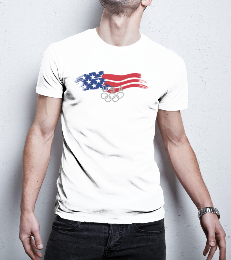 USA 2026 Winter Olympics Stars And Stripes T-Shirt