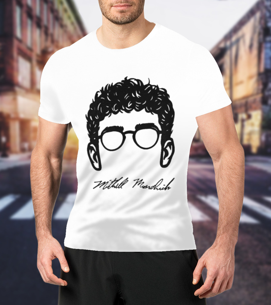 Mitchell Mesenbrink Glasses Hair Silhouette Cael Sanderson T-Shirt