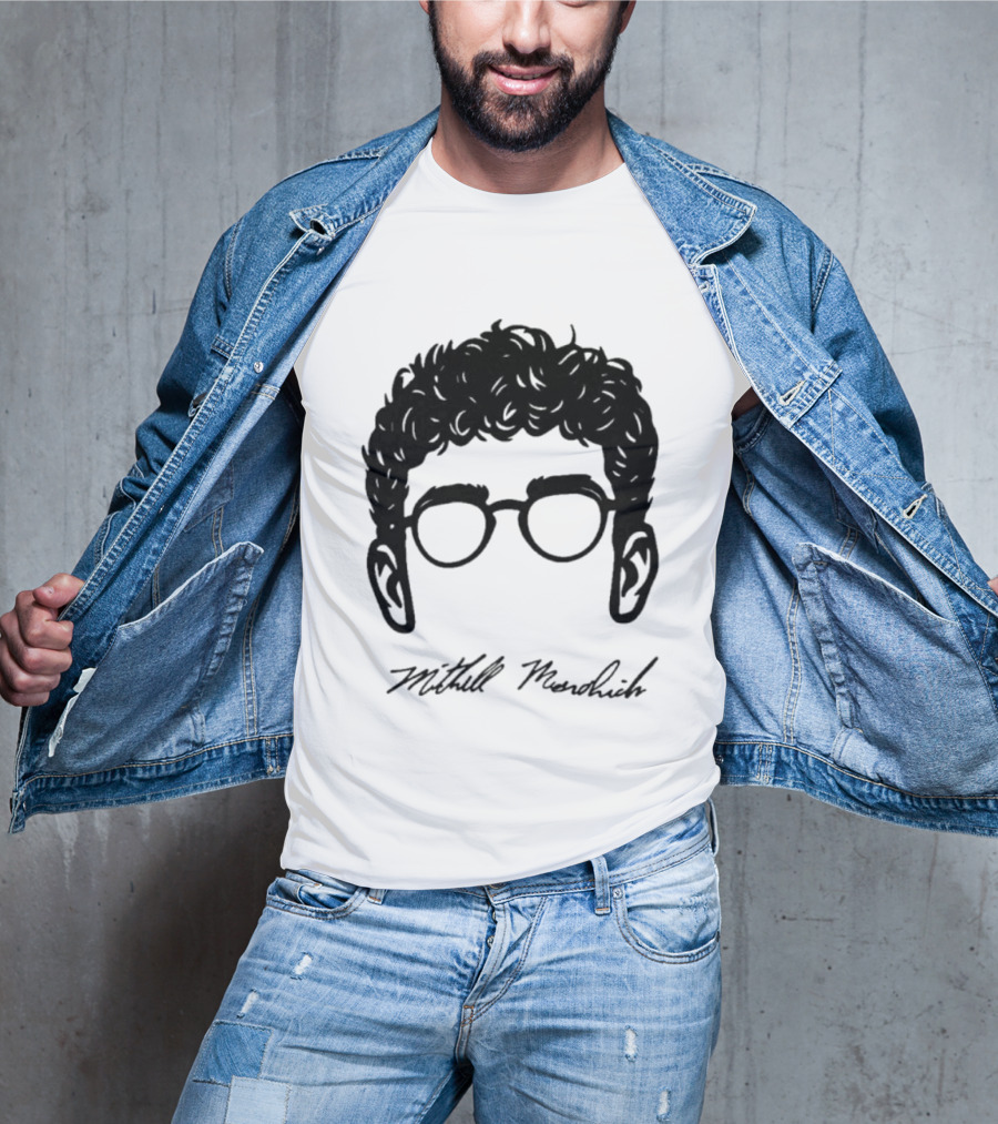 Mitchell Mesenbrink Glasses Hair Silhouette Cael Sanderson T-Shirt