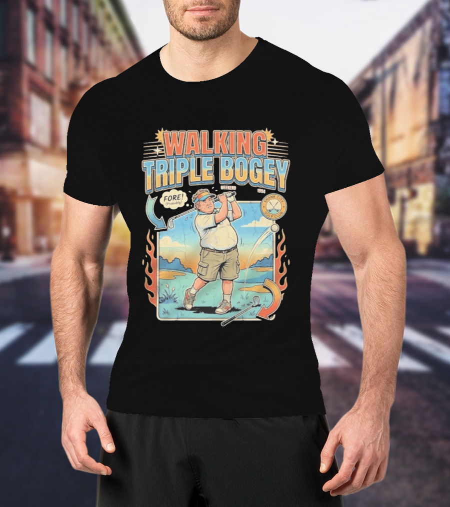 Walking Triple Bogey Fore Shank City Golf Club Vintage Weekend 1994 T-Shirt