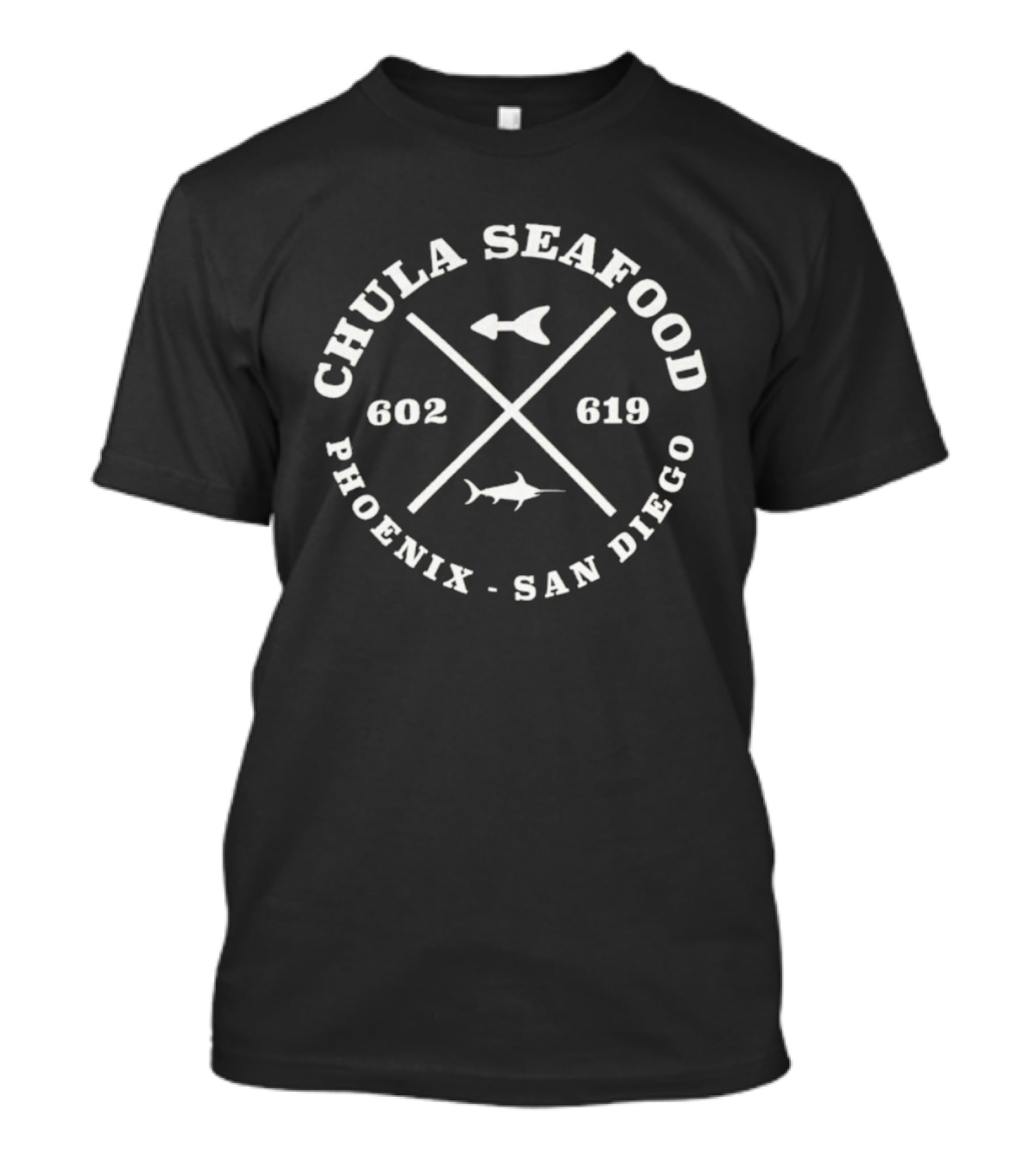 Chula Seafood Phoenix San Diego 602 619 Swordfish T-Shirt
