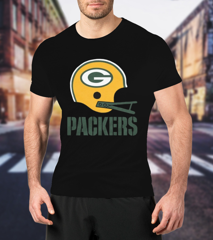 Green Bay Packers Helmet G Icon Packers T-Shirt