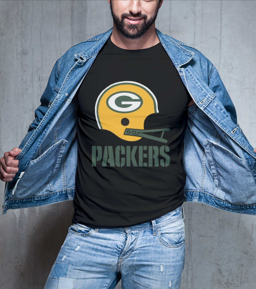 Green Bay Packers Helmet G Icon Packers T-Shirt