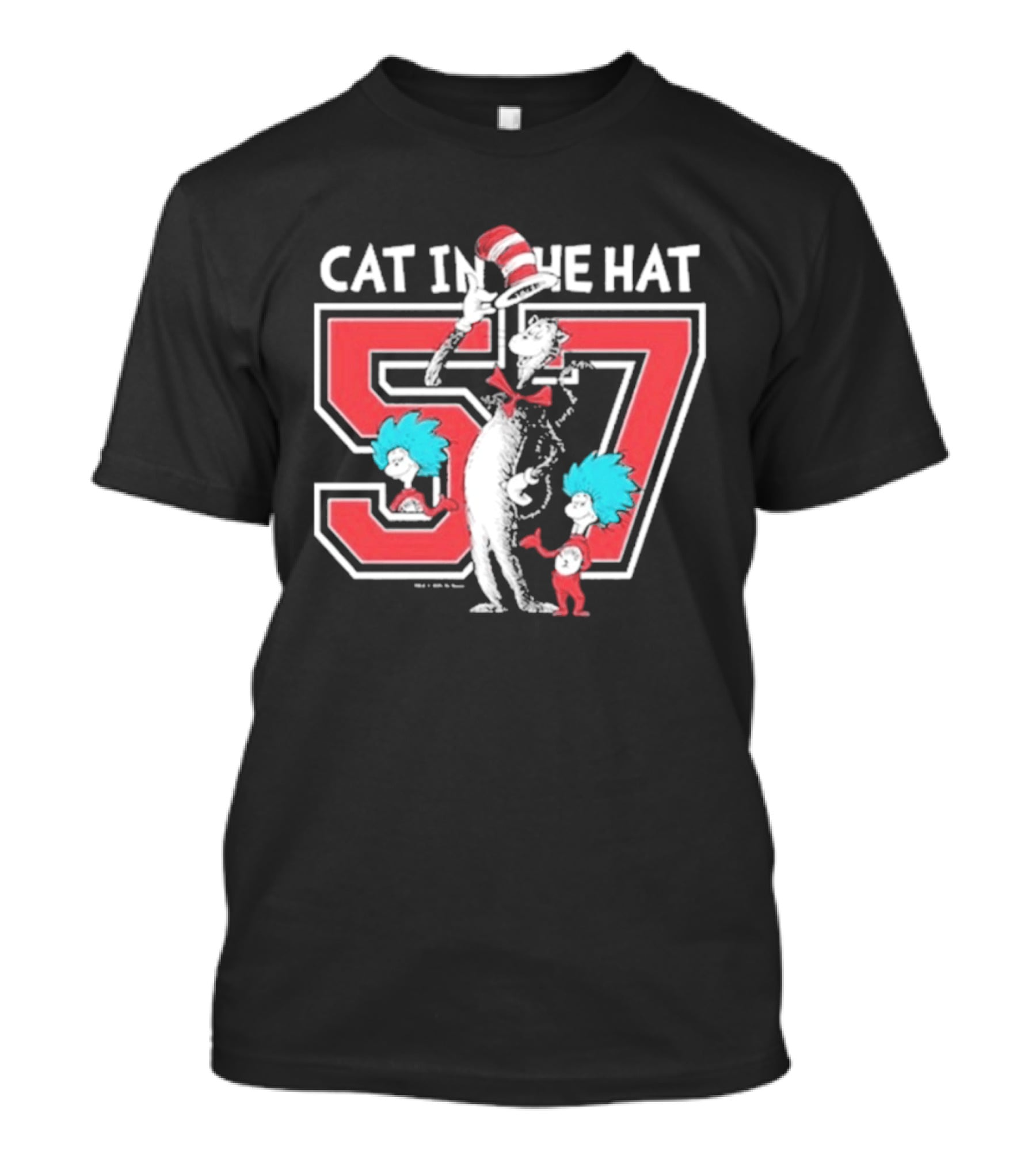 Cat In The Hat 57 Thing One And Thing Two T-Shirt
