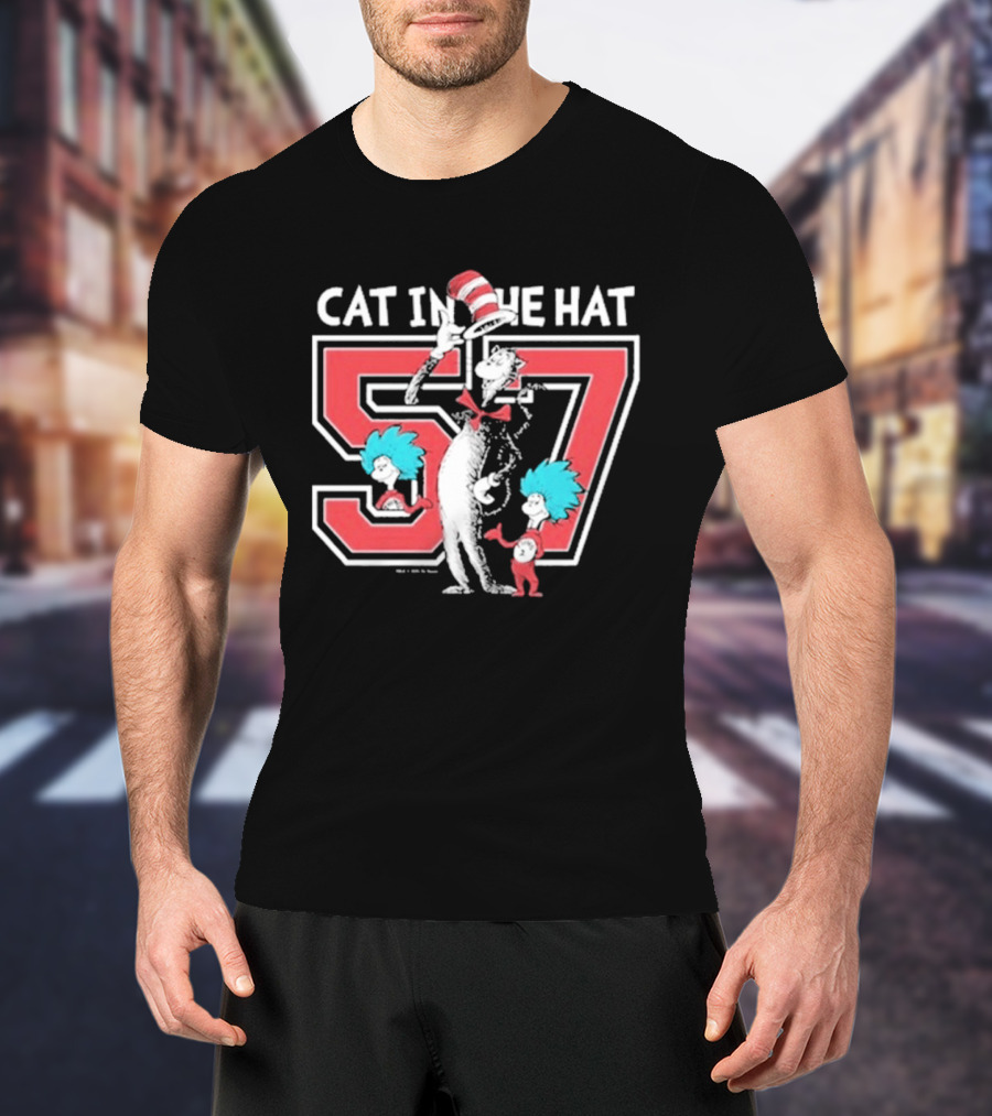 Cat In The Hat 57 Thing One And Thing Two T-Shirt
