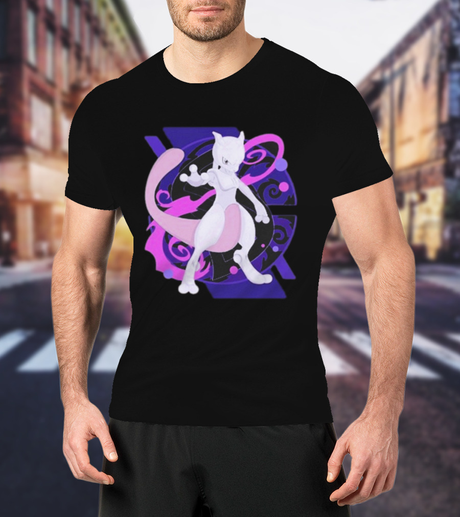 Mewtwo Pokemon Go Fest 2026 Psychedelic T-Shirt
