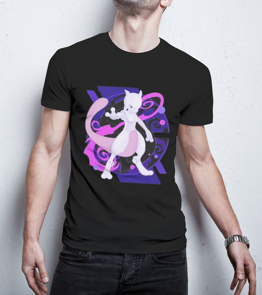 Mewtwo Pokemon Go Fest 2026 Psychedelic T-Shirt